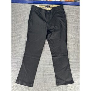 Dockers Men's Straight Fit Signature Lux Cotton St - Black Size 32W X 29L